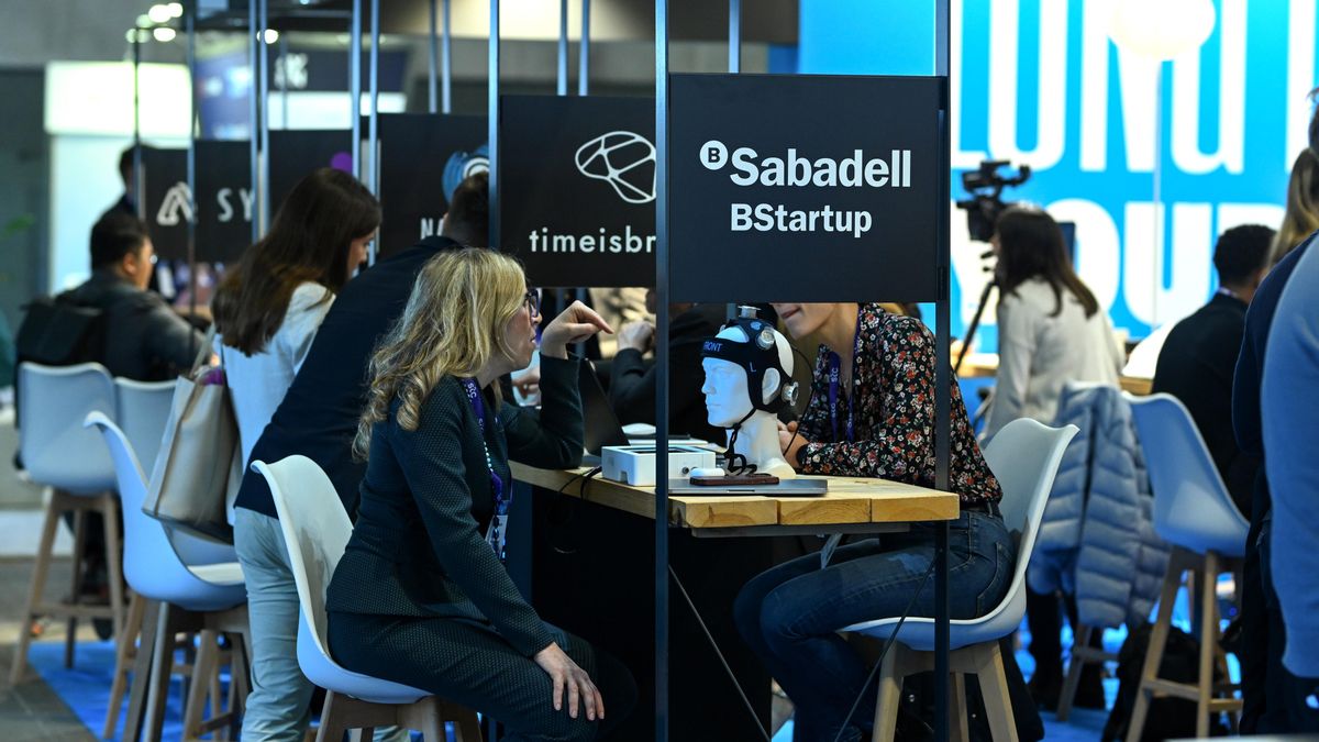 Startups participantes de BStartup Health exponiendo durante la última edición de 4YFN