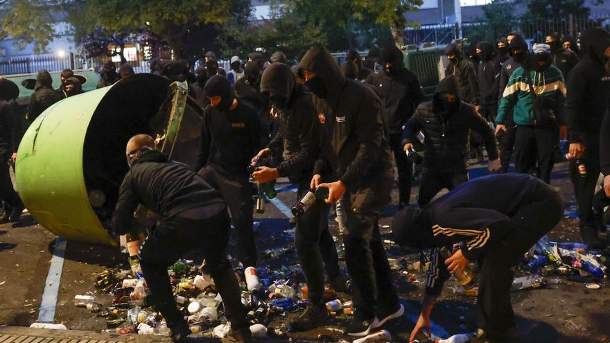 Dos detenidos y cinco heridos en los disturbios en Pamplona por el acto suspendido de Vito Quiles