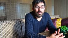 Edy Tábora, este viernes, durante la entrevista | N.C.