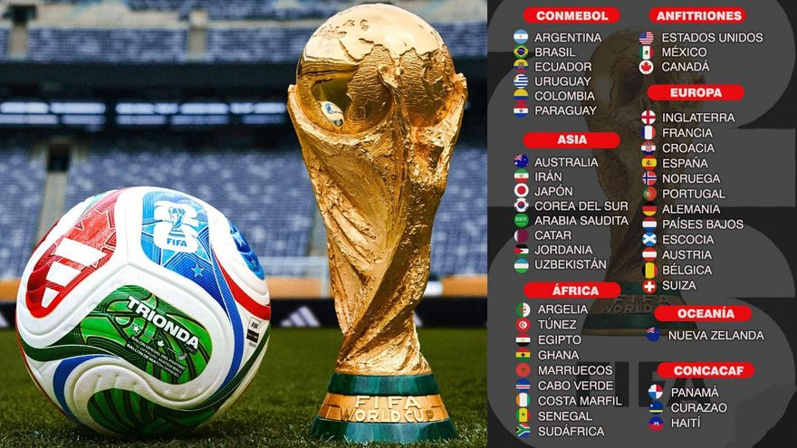 Una por una, las 42 selecciones que ya están clasificadas al Mundial 2026