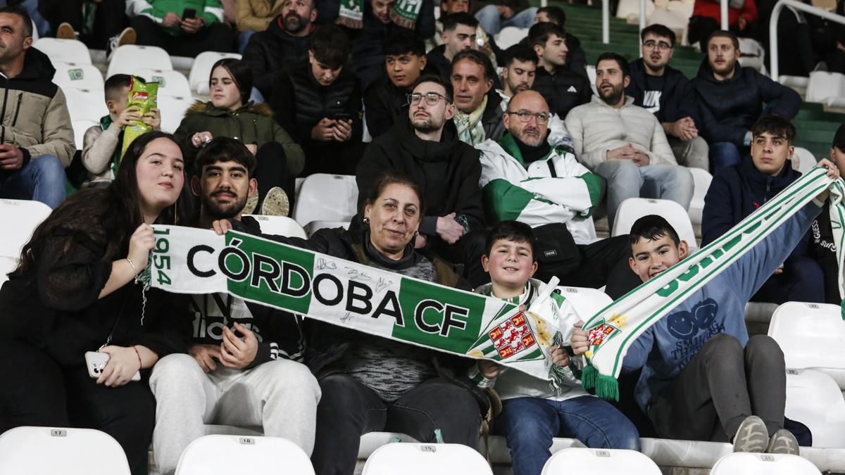 Grada Blanquiverde del Córdoba CF - Real Valladolid CF