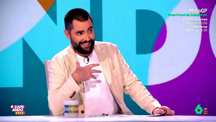 Dani Mateo volvió a laSexta con bromas de Iñaki López y Wyoming: "Una vez al año casi muero"