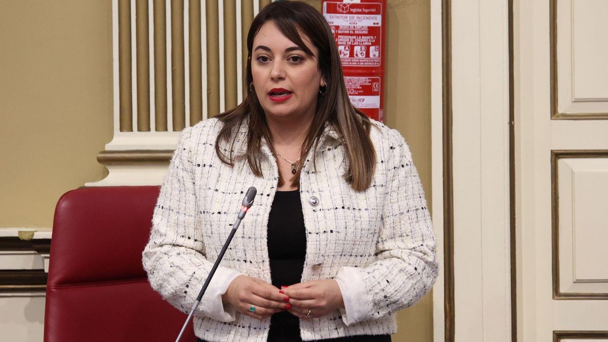 La parlamentaria lanzaroteña del Grupo Nacionalista Canario, Cristina Calero