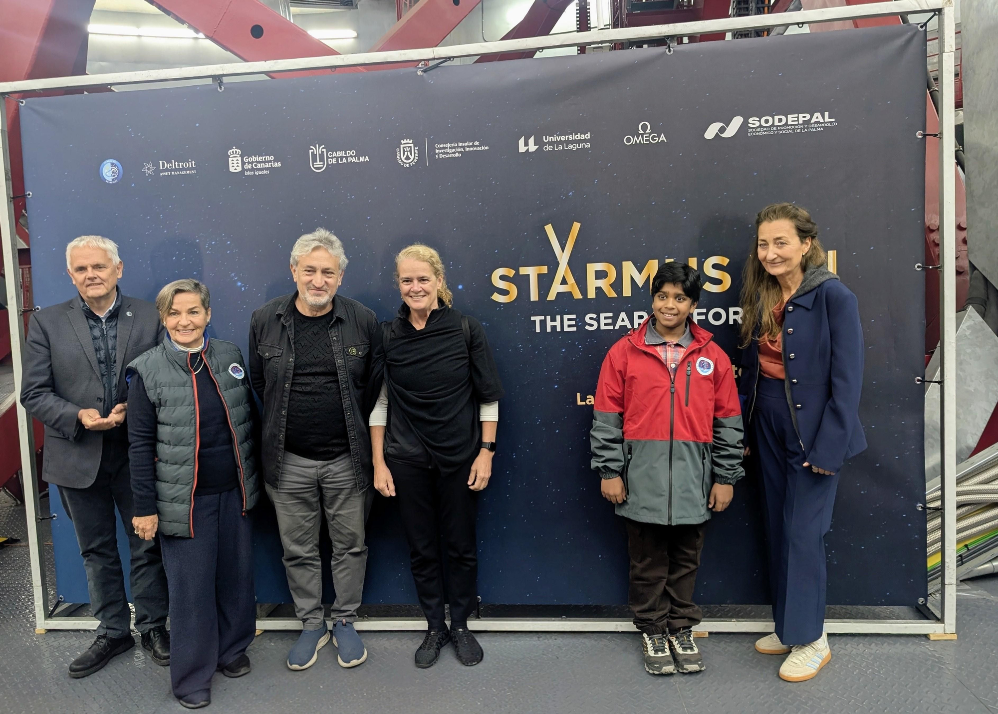 Mesa redonda de 108 minutos celebrada en el Gran Telescopio Canarias en el marco del Festival Starmus. JOSÉ F. AROZENA
