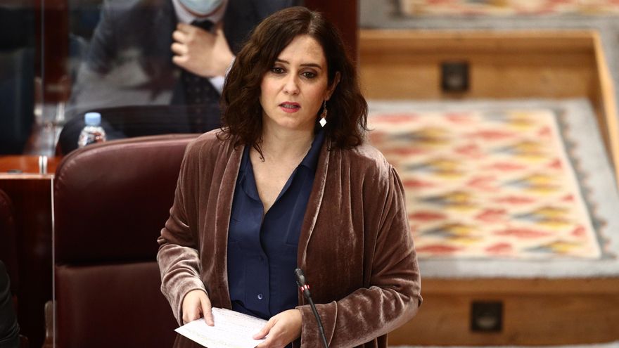 La presidenta de la Comunidad de Madrid, Isabel Díaz Ayuso.