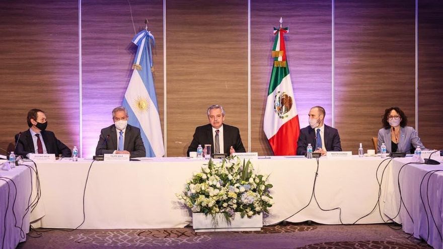 El Presidente se reunió en México con empresarios que tienen inversiones en la Argentina
