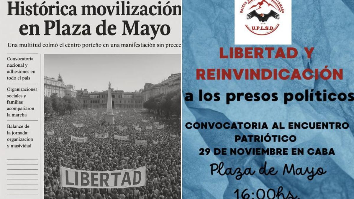 Algunos de los flyers de la convocatoria para el 29 de noviembre.