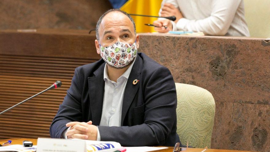 José Antonio Valbuena, consejero de Transición Ecológica, Lucha contra el Cambio Climático y Planificación Territorial del Gobierno de Canarias.