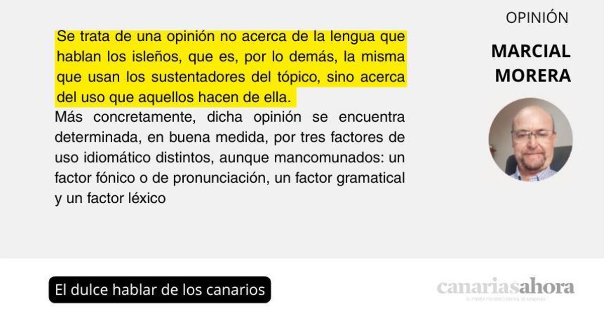 El dulce hablar de los canarios