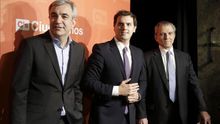 Luis Garicano, Albert Rivera y Manuel Conthe