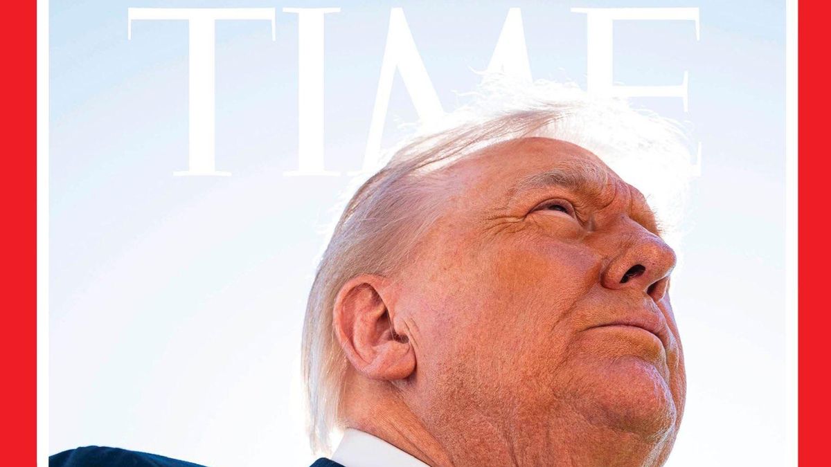 La revista Time le da la portada a Trump, y el presidente de EEUU les acusa de madrugada de "hacerle desaparecer" el pelo