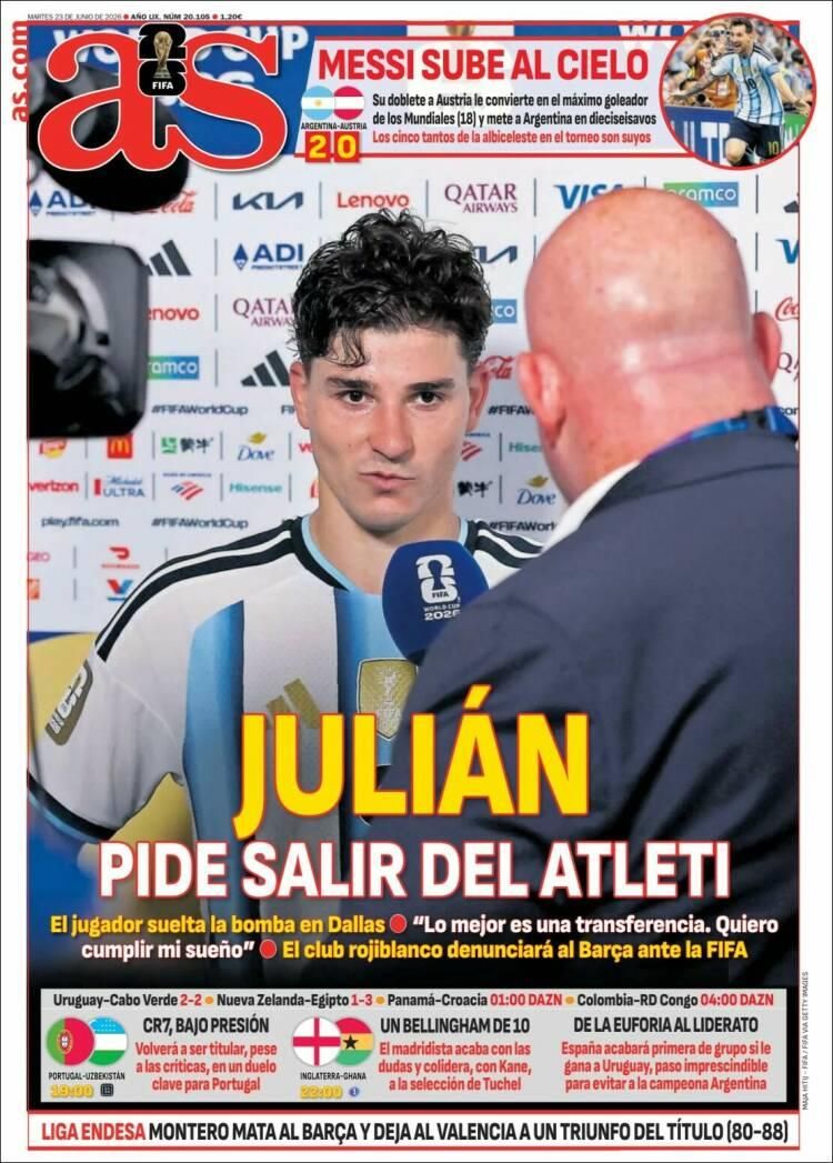 Los diarios del mundo, a los pies de un Messi eterno