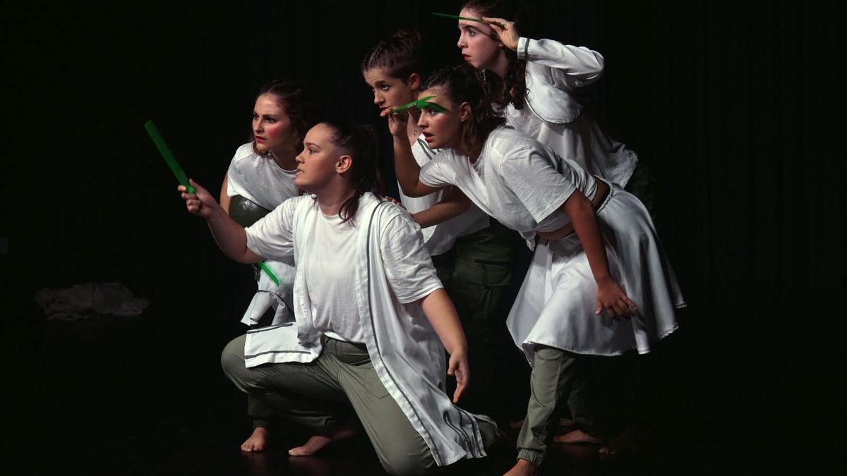 Representación de Lisístrata por el grupo Casiopea