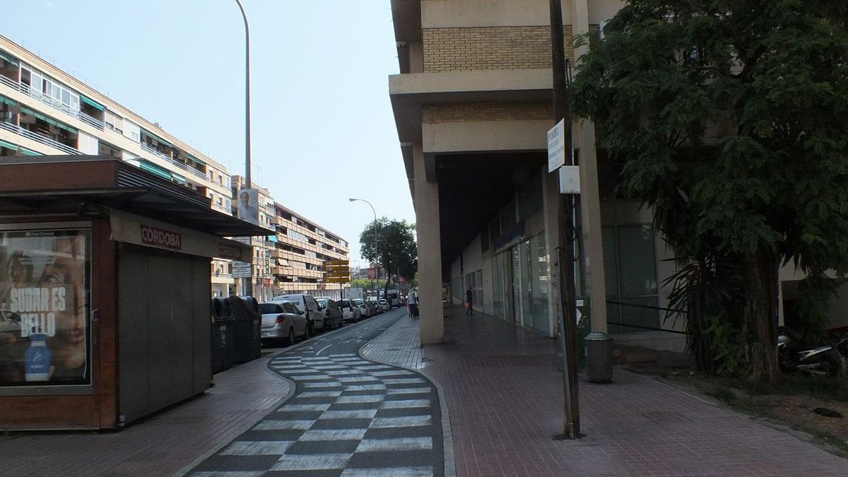 Carril bici en la avenida de Las Ollerías.
