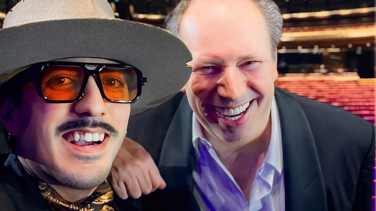 Mario Capodicasa con Hans Zimmer.