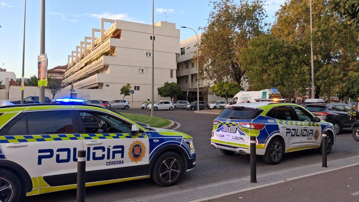 Accidente en la calle Escultor Fernández Márquez
