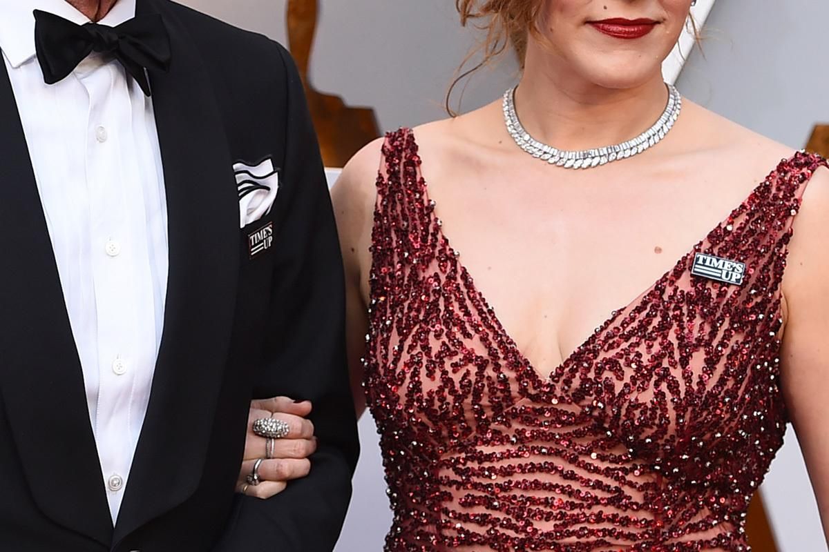 No se impuso el negro, pero el movimiento Time's Up estuvo presente