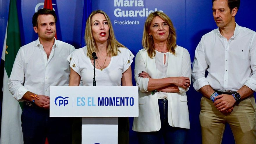 El PP de María Guardiola ve coherente defender ahora que gobierne la lista más votada en España