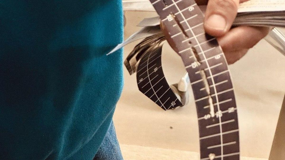 Tiras quemadas por la radiación solar
