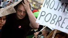 Una manifestación contra la pobreza.