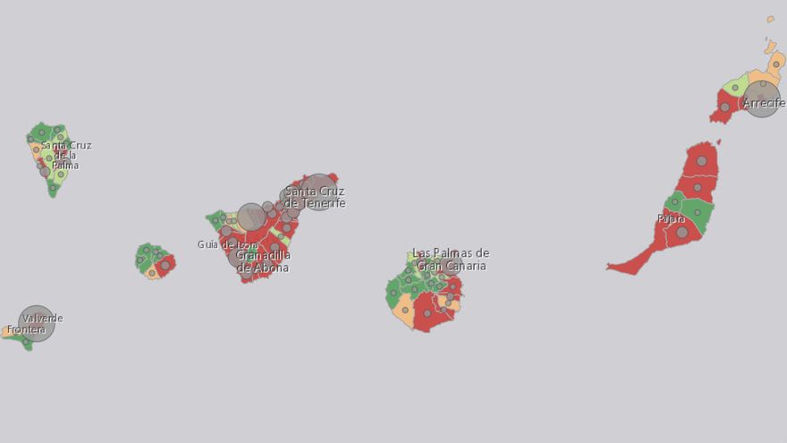 Las dos caras de la moneda: Arrecife lidera la incidencia de COVID-19 en España y Las Palmas de Gran Canaria, entre las ciudades que menos casos registra