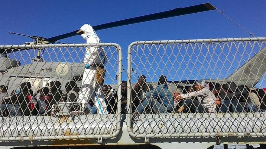 Italia coordina el rescate de cerca de 3.000 personas en el Mediterráneo