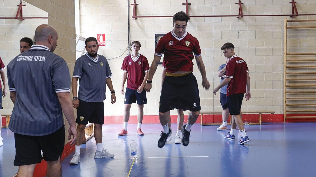 Primer entrenamiento de la temporada para el Córdoba Futsal
