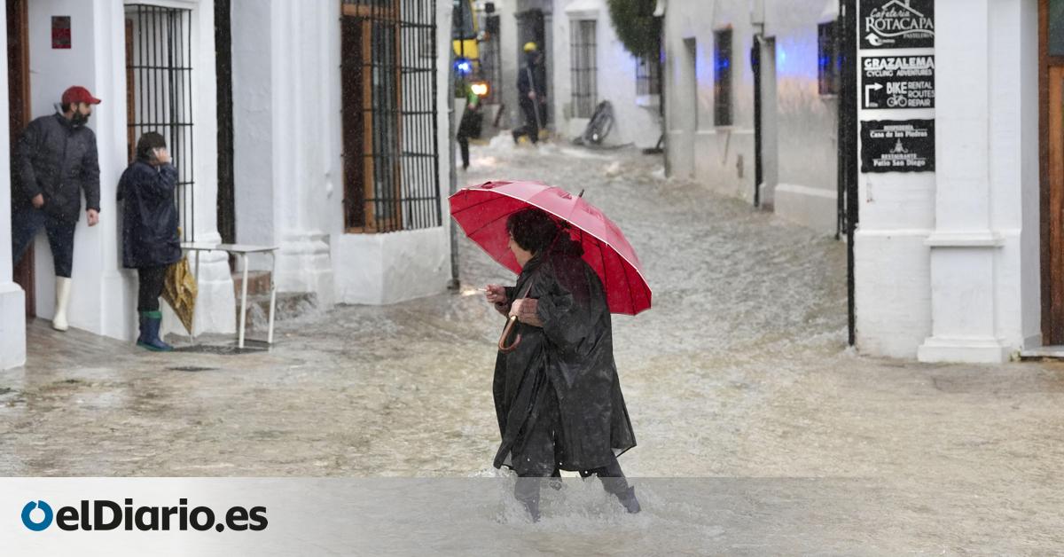 La borrasca Leonardo no afloja: lluvias generalizadas y fuertes vientos que afectan este jueves a casi toda España