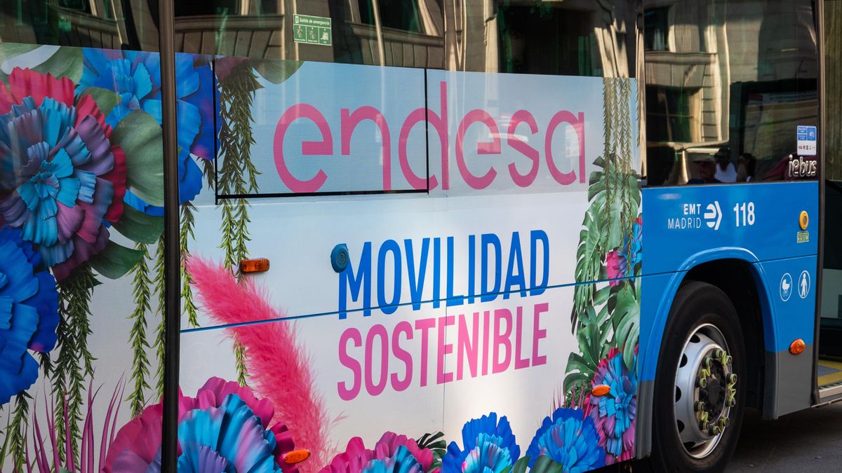 Autobús eléctrico de la EMT financiado por Endesa