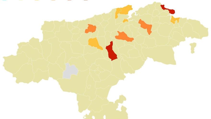 El semáforo COVID de Cantabria sube a Santander a nivel 2 de alerta y sitúa a seis municipios con elevada incidencia