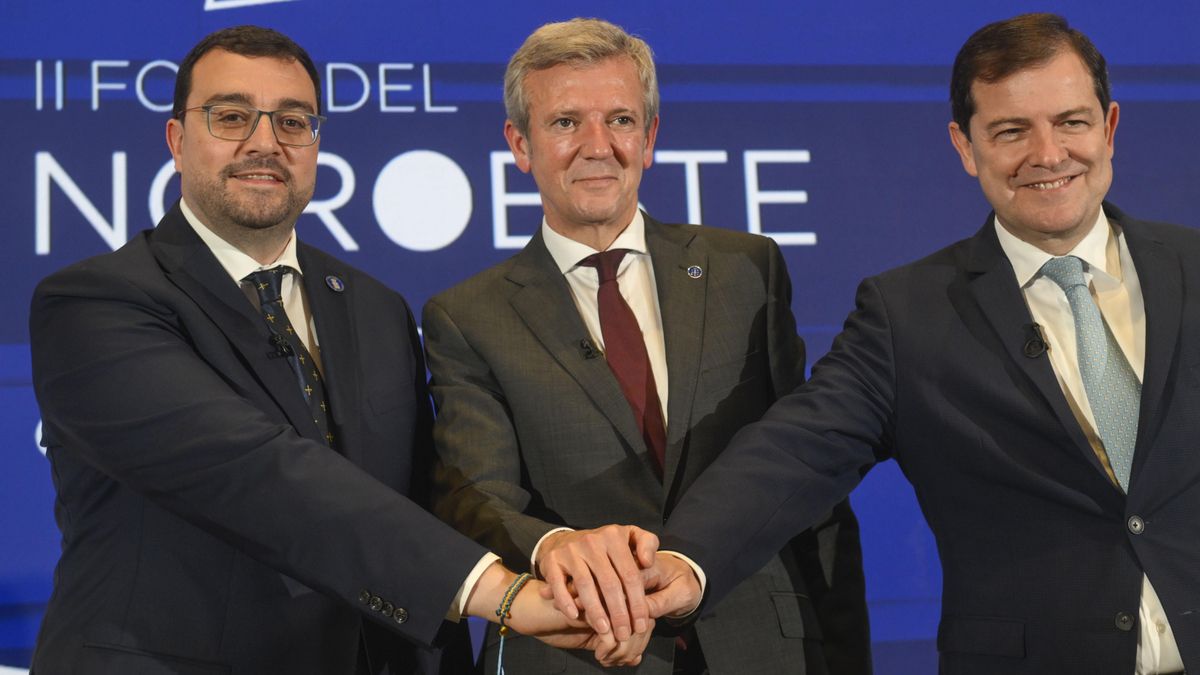 Los presidentes de Asturias, Galicia y Castilla y León mantienen en Oviedo criterios comunes en financiación y peajes