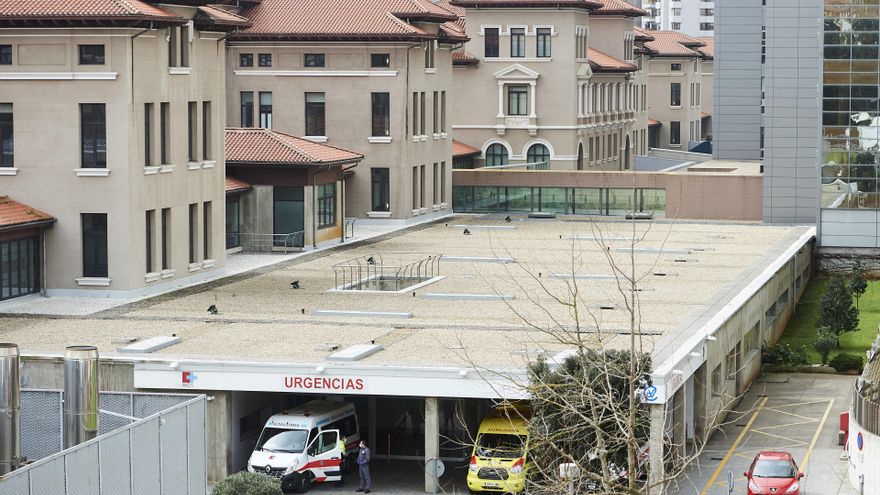 Vista general del Hospital Universitario Marqués de Valdecilla.