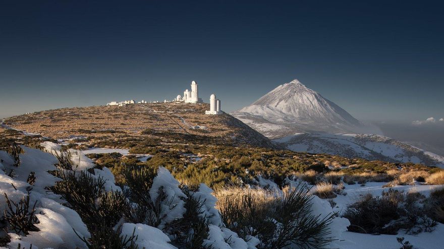 Cencellada, el fenómeno meteorológico que crea estas espectaculares fotografías en el Teide