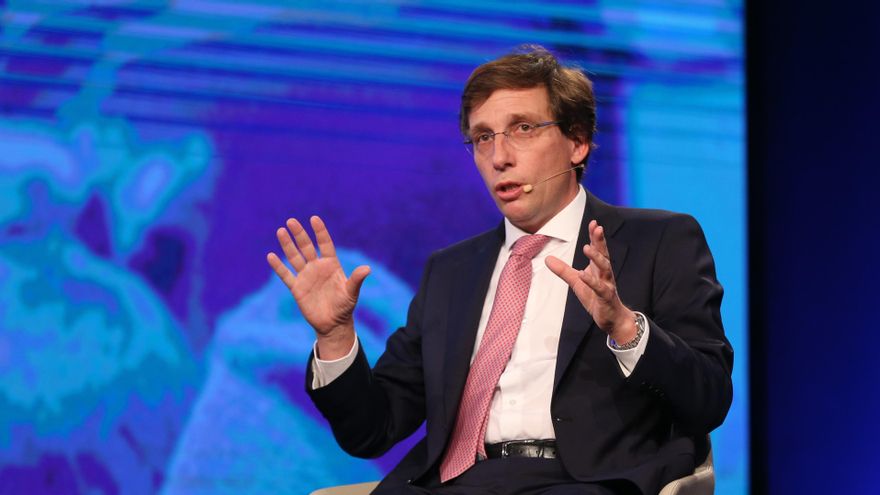 El alcalde de Madrid, José Luis Martínez-Almeida, interviene en la clausura del II Congreso Iglesia y Sociedad de la Fundación Pablo VI, a 10 de marzo