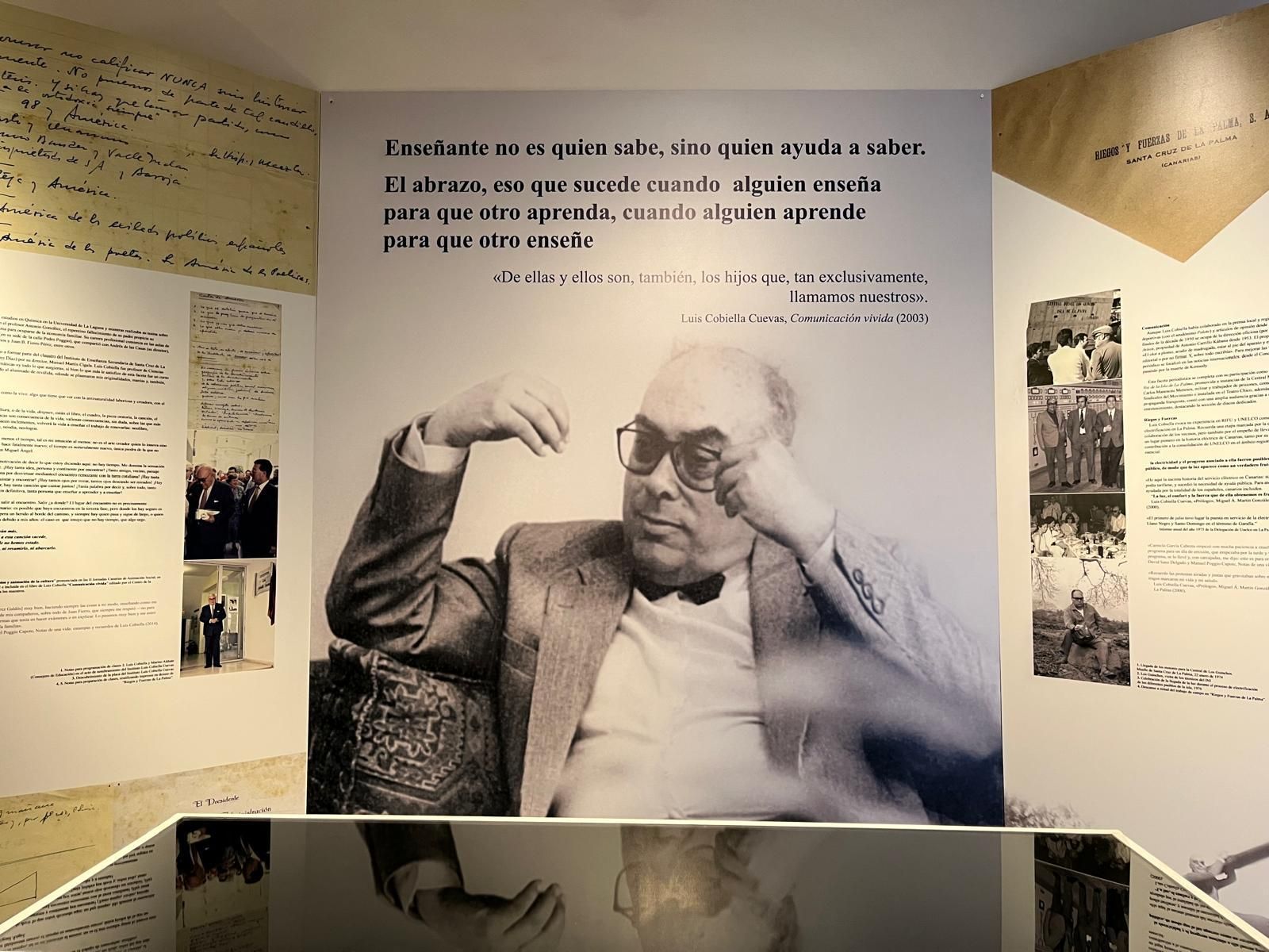 Exposición 'La magia del Ser: el humanista Luis Cobiella Cuevas (1925-2013)’. LUZ RODRÍGUEZ