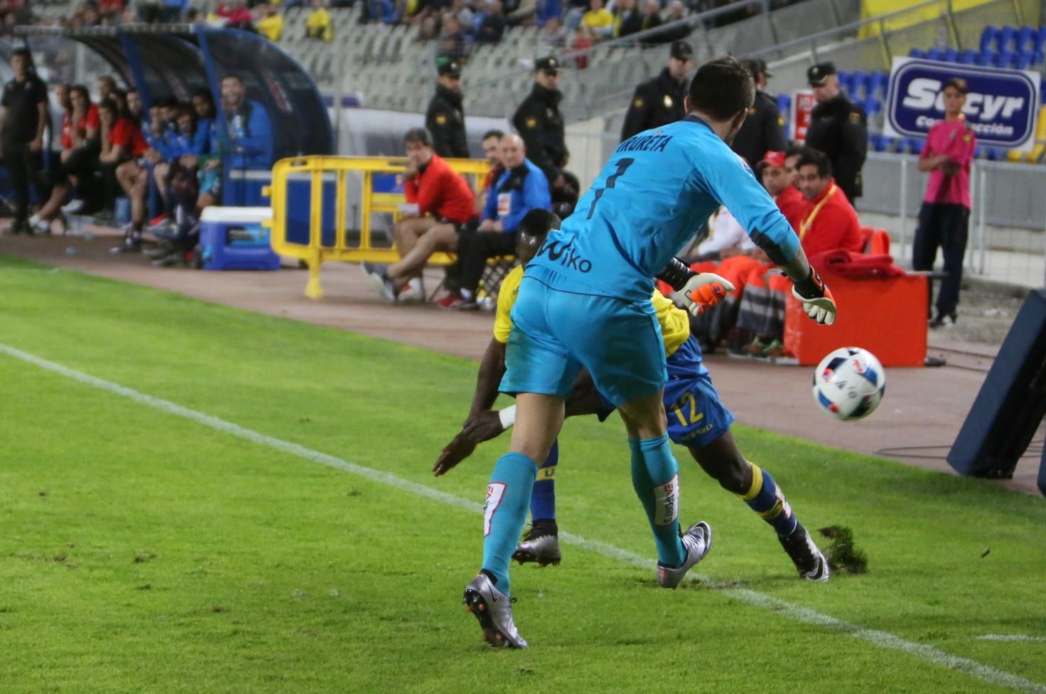 Partido de vuelta de la Copa del Rey entre la UD Las Palmas y el Eibar en el Estadio de Gran Canaria.