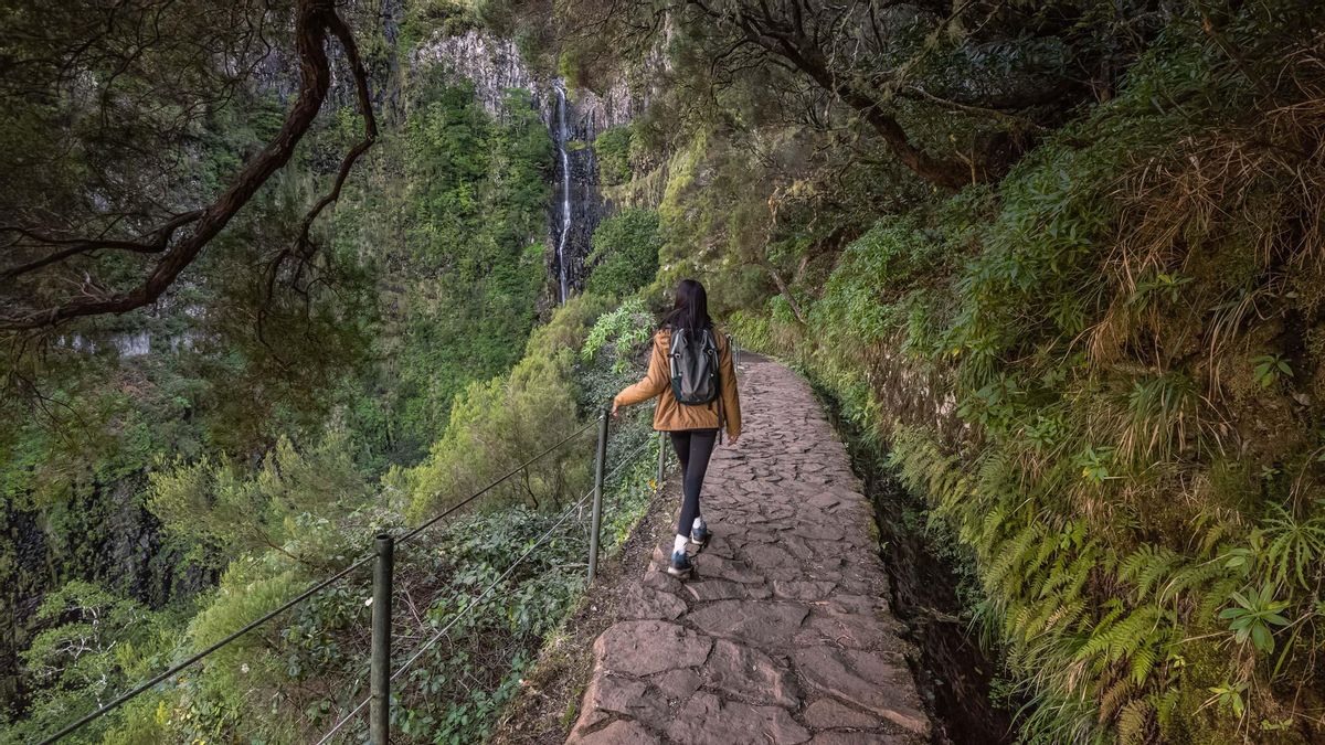 Caminando por las levadas de Madeira.