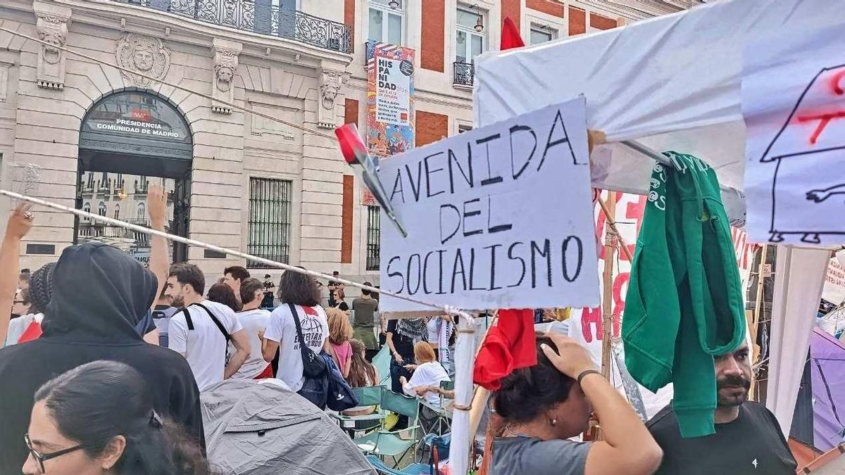 Avenida del Socialismo en la Puerta del Sol