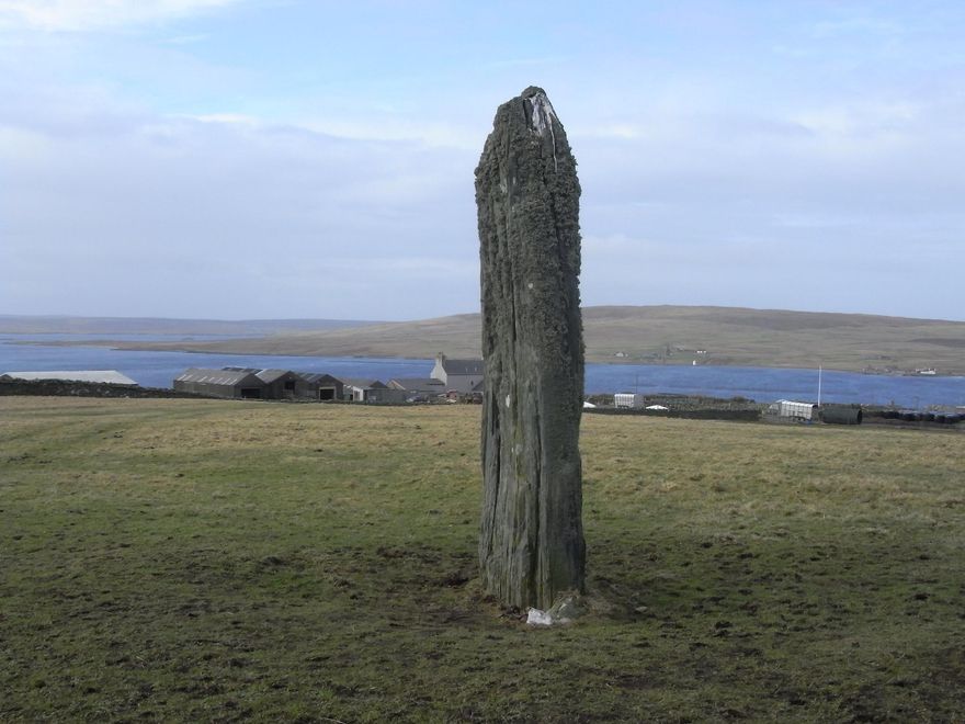 Menhir de Lund. en Unst se acumulan monumentos prehistóricos, vikingos y medievales.