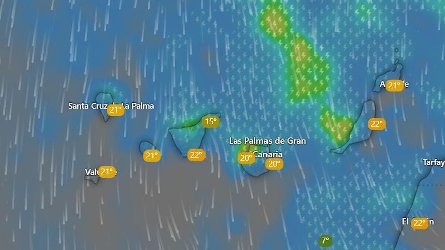 Nuevo aviso especial de la Aemet para Canarias por la borrasca Emilia