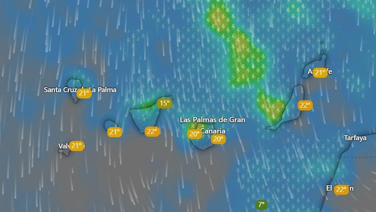 Nuevo aviso especial de la Aemet para Canarias por la borrasca Emilia