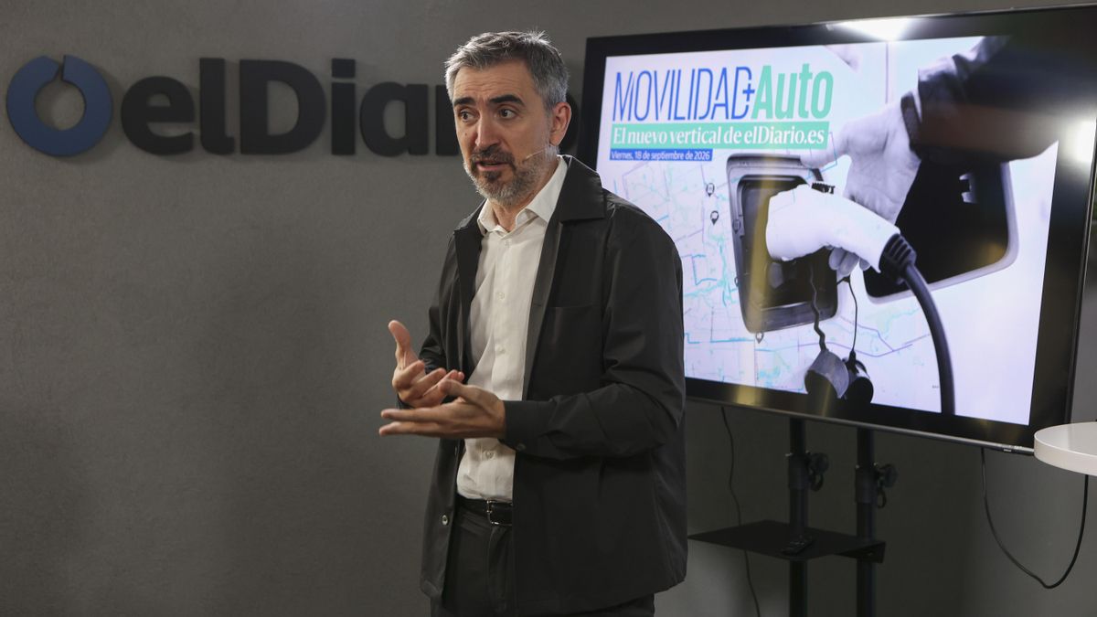 Ignacio Escolar, director de elDiario.es, presenta Movilidad+Auto en la redacción