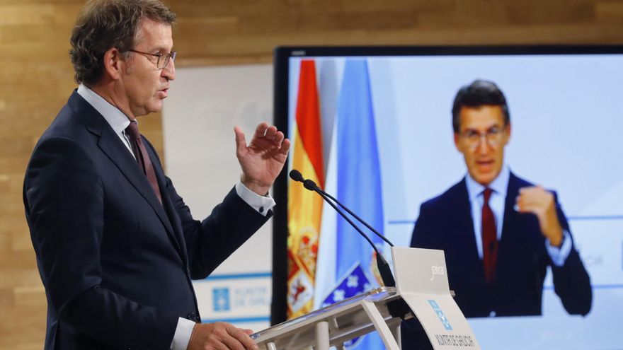Feijóo ataca la existencia de "19 estados de alarma" mientras anuncia una ley antipandemia exclusiva para Galicia