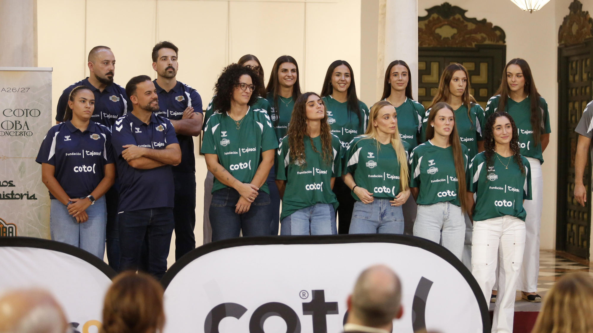 Presentación de los equipos del Cajasol Coto Córdoba CB
