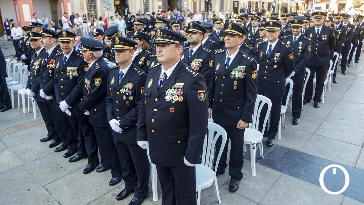 Acto de la Policía Nacional para celebrar su patrón, los Santos Ángeles Custodios