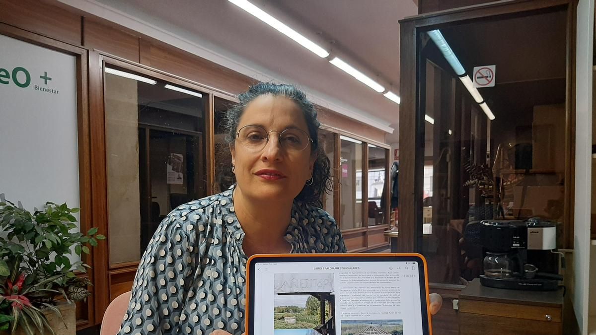 Irma Basarte presenta el jueves en Carracedelo dos libros dedicados a los palomares singulares de España
