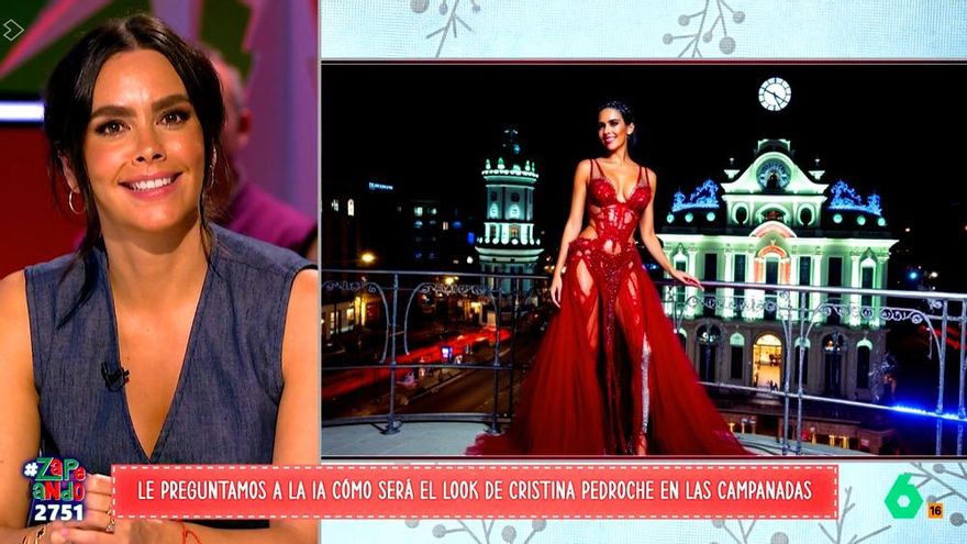 'Zapeando' intenta adivinar con IA el vestido para las Campanadas de Pedroche, que da nuevas pistas