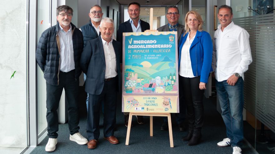 Presentación del cartel del V Mercado Agroalimentario de Villaescusa.