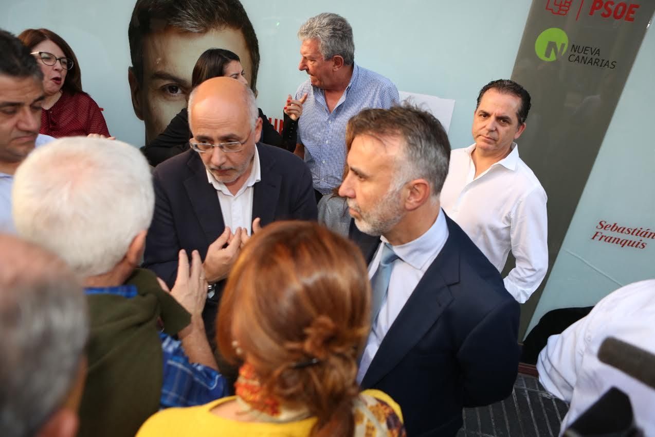 Acto de arranque de campaña de la coalición PSOE-NC.