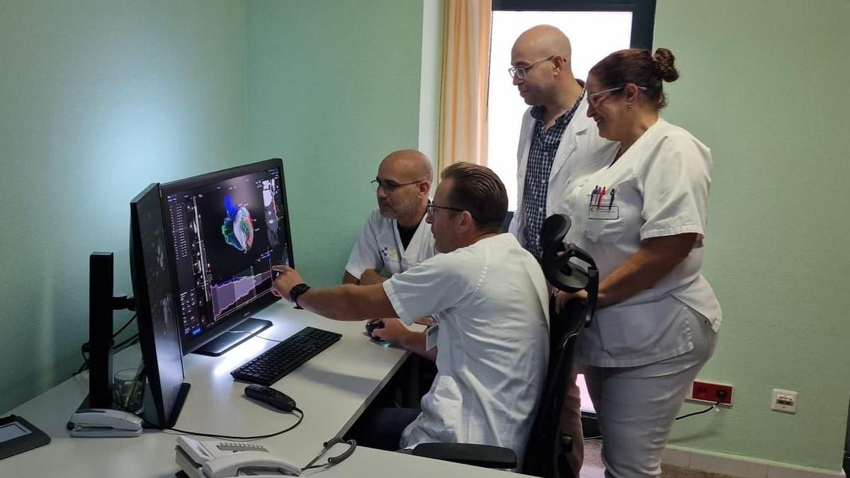 El Hospital Universitario de La Palma incorpora una técnica no invasiva para evaluar la cardiopatía isquémica